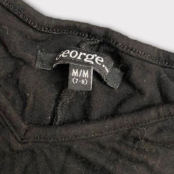 𝅺george | 3/$9 Girl's Dress with Faux Wrap Around Sweater - Picture 3 of 3